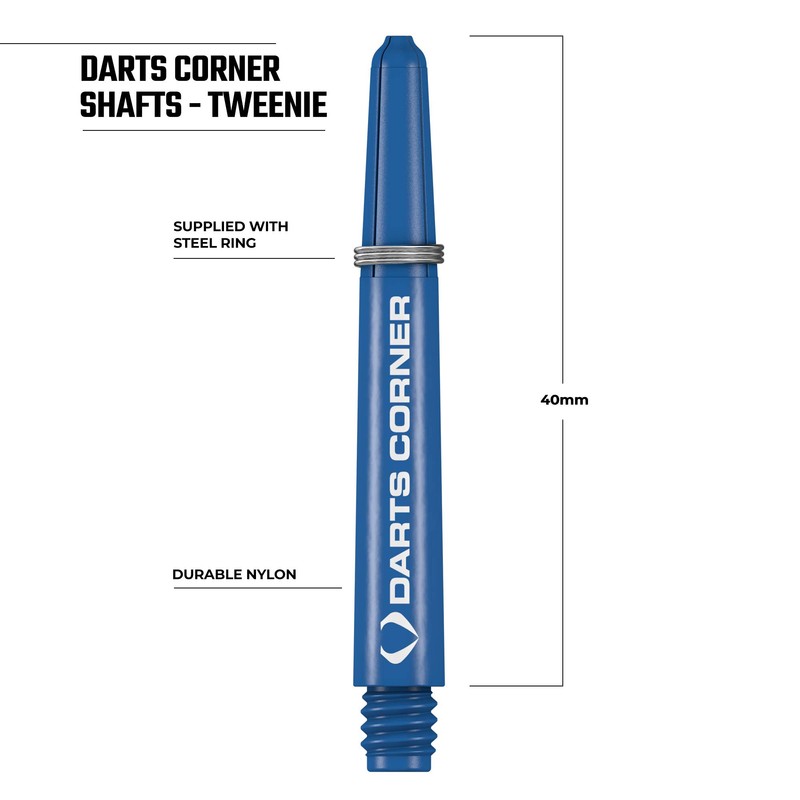 DESIGNA DARTS S0744 Stems | 5 Sets of Tough Nylon