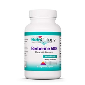 Nutricology Berberine 500 - Metabolic Liver Support - 90 Vegetarian Capsules