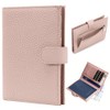 RHINOSENSE Passport Case, Genuine Leather, Bi-folded, Thin, Skimming, Passport Cover,