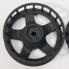 Soft Slim Wheel Type R Offset 8mm Diameter 52mm for RC Drift 3D Printer