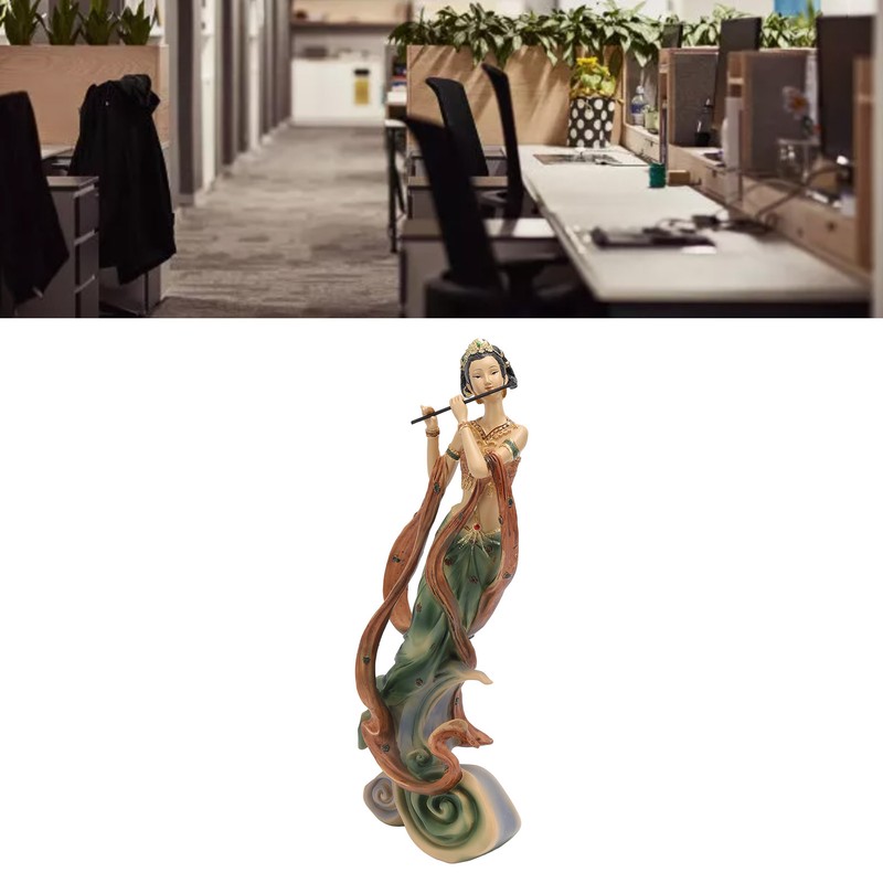 Resin Ancient Beauty Statue Chinese Style Classical Beautiful Women Figurine