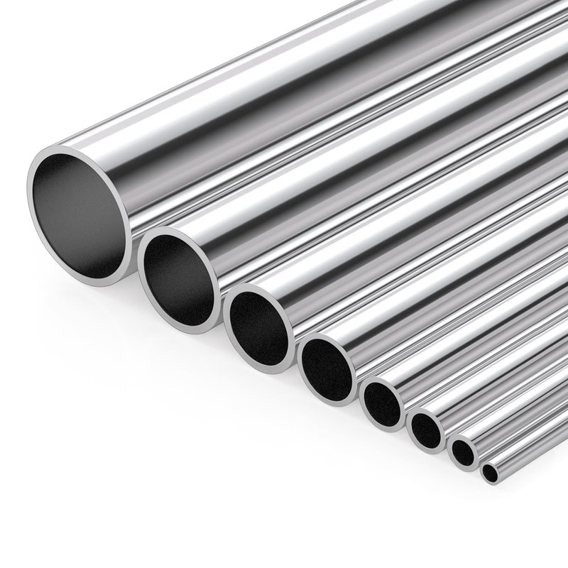 KWOKWEI 2PCS 300mm Stainless Steel Round Tubing, 1” OD, 7/8”
