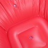 Inflatable Lounge Chair Flocking PVC Portable Folding Blow Up Sofa