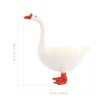 Toddmomy Goose Statue Plastic Goose Figurine Garden Goose Sculpture Desktop