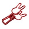 100Pcs Bunny Binder Clips Hollow Out Strong Metal Multi Purpose