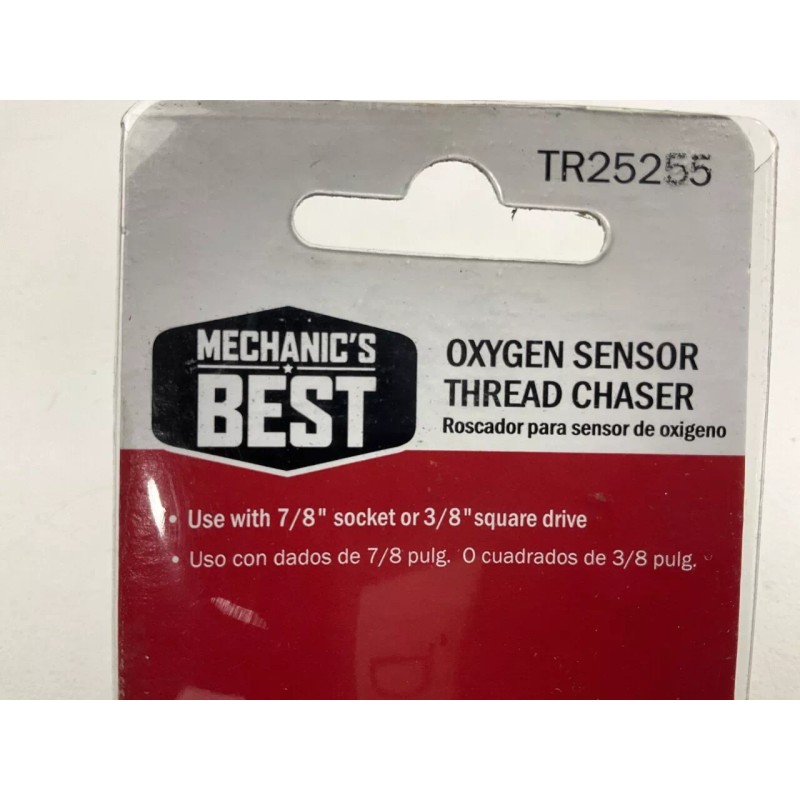 Mechanics Best TR25255 Oxygen O2 Sensor Thread Chaser Tool -