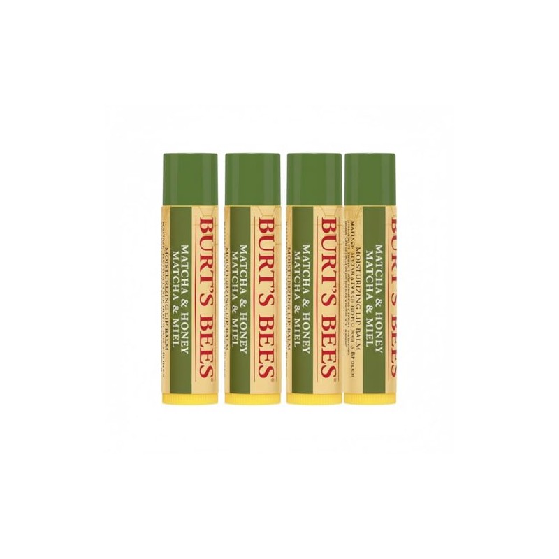 Burt's Bees Bálsamo labial hidratante Matcha and Honey .15 onzas