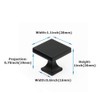 Kitchen Cabinet Knobs Black 25 Pack - PH6785BK Peaha Cabinet