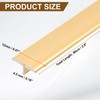 uxcell 2.9ft x 0.47" t Molding Floor Transition Strips, Aluminium