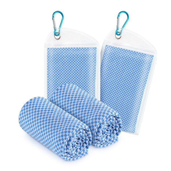 ZapRun Cooling Towels 2 Pack, 40 * 12inch Cooling Towels