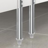 Liyufecor 4Pcs Adjustable Plastic Bullet Feet, Adjustable Height Round Base