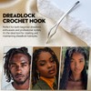 Crochet Hair Styling Tool, Curved Interlocking Tool, Precision Hair Maintenance