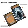 Katomula 100 PCS MTG Card Sleeves with Inner Sleeves -