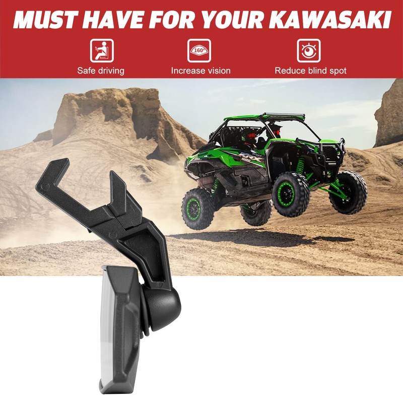 HAKA TOUGH Rear View Mirror for Kawasaki Teryx KRX 1000,