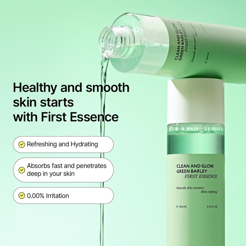 Veganifect [Veganifect]Clean and Glow Green Barley First Essence 200ml