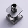 HONGTONGSOWER Brushed Nickel Brass 4PCS Shower Body Spray Jets Square
