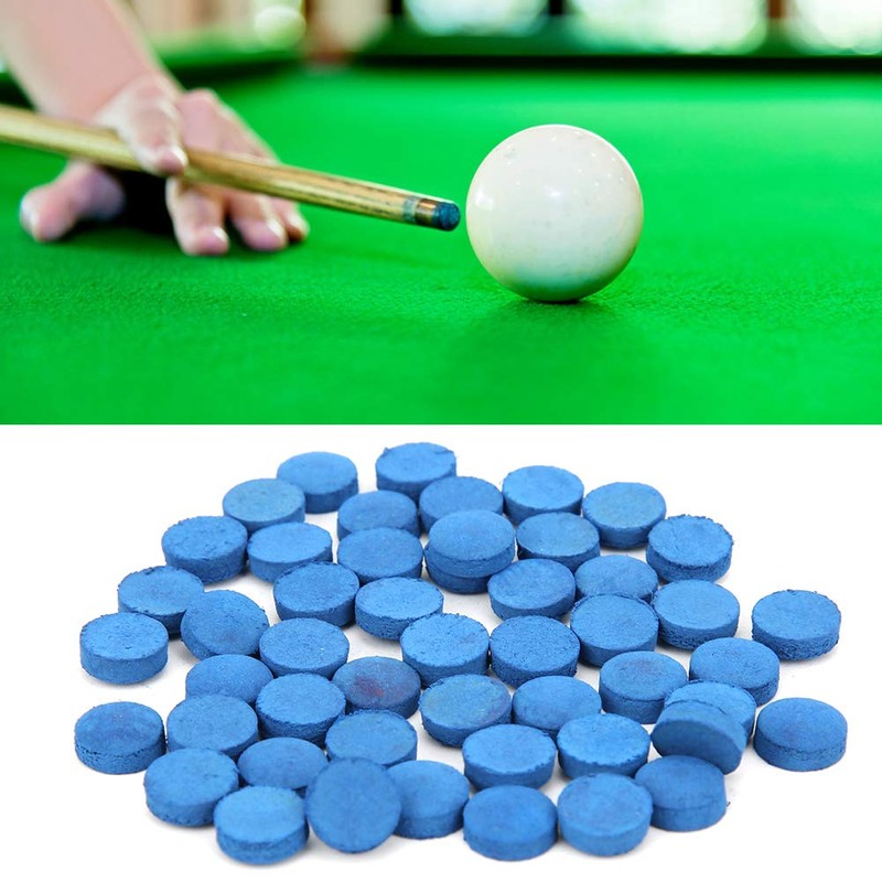 50Pcs Pool Cue Tips, 9-13mm Pool Billiard Replacement Tips for