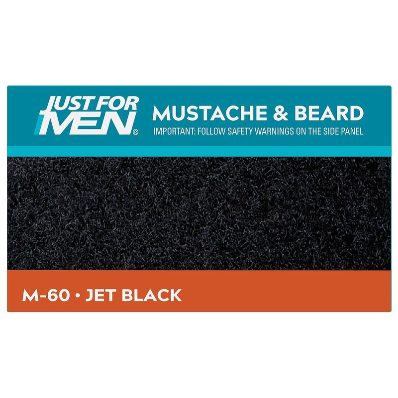 Just For Men Brush-in Color Gel for Mustache & Beard,
