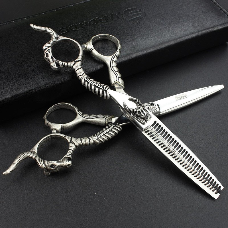 Hairdressing Scissors Set 6 Inch High Quality Pattern Stainless Steel
