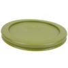 Pyrex 7202-PC 1-Cup Olive Green Food Storage Replacement Lid (6-Pack)
