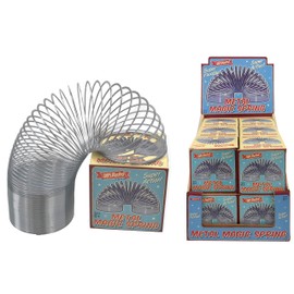 KandyToys SupeRetro Metal Magic Spring | Kids Slinky Toy | Metal Slinky | Retro Toys