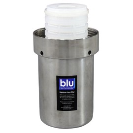 Blu Tech 5-Inch High Flow RV Water Filter - 2 Pack, 0.2 Micron, 2.5' x 5' for RV & Whole House Filter Replacement
