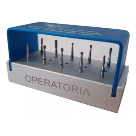 MDT 10 Fresas Kit Operatoria Mdt Dental