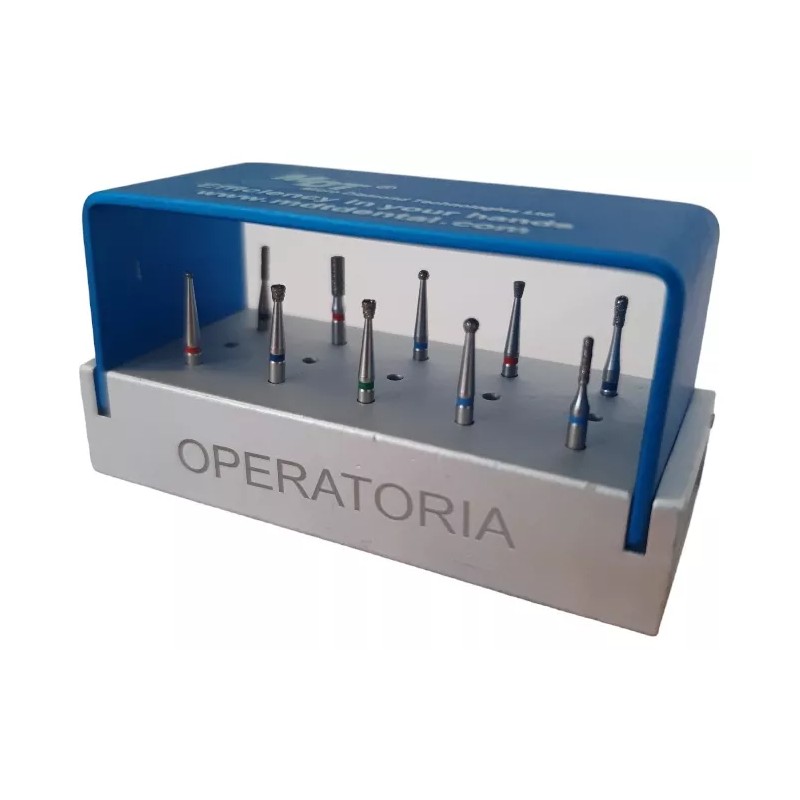 MDT 10 Fresas Kit Operatoria Mdt Dental