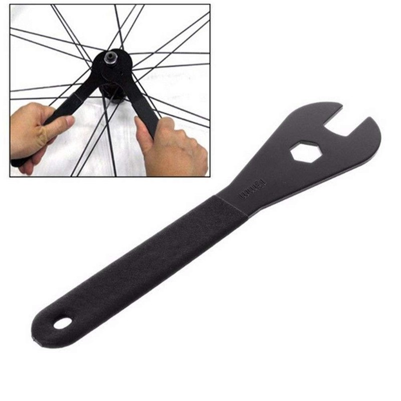13MM Bike Cone Spanner, Carbon Steel Multi-Function Single Open-end Hub