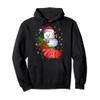 Havanese Dog In Christmas Socks Lights Xmas Pullover Hoodie
