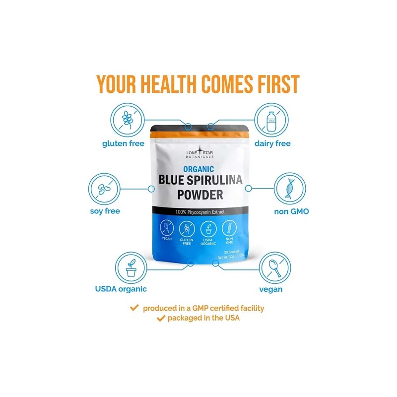 Nila Powder - Polvo De Espirulina 100% Puro De Algas