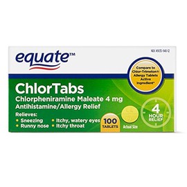 Equate: Chlortabs Tabletten Antihistamin (100 ct)