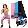 Adjustable Non-Slip Fabric Resistance Bands Set of 3 – Ideal for Legs, Glutes, and Full Body Workouts – Premium Fitness Bands for Women & Men – Bring The Moxie