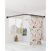Curved Shower Curtain Rod, L Shaped Corner Shower Rod [24"-37"]