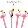 Maydahui 12PCS Flamingo Rollerball Pen Cute Cartoon Animal Pens Pretty