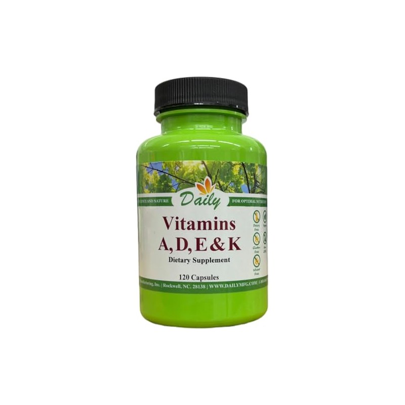 Daily Manufacturing Vitamins A,D,E & K