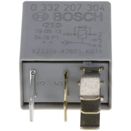 Bosch 0332207304 Micro Relay 12V 20A, IP5K4, Operating Temperature from -40 Degree to 85 Degree C, 5 Pin Relay with diode