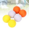 6Pcs Golf Balls Set 3 Colors Textured Surface Balls and
