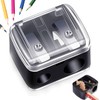 Citystores® 2 Pack Pencil Sharpener - Travel Cosmetics Pencil Sharpener