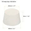 sourcing map Rubber Tapered Plug 45mm to 56mm Solid Test