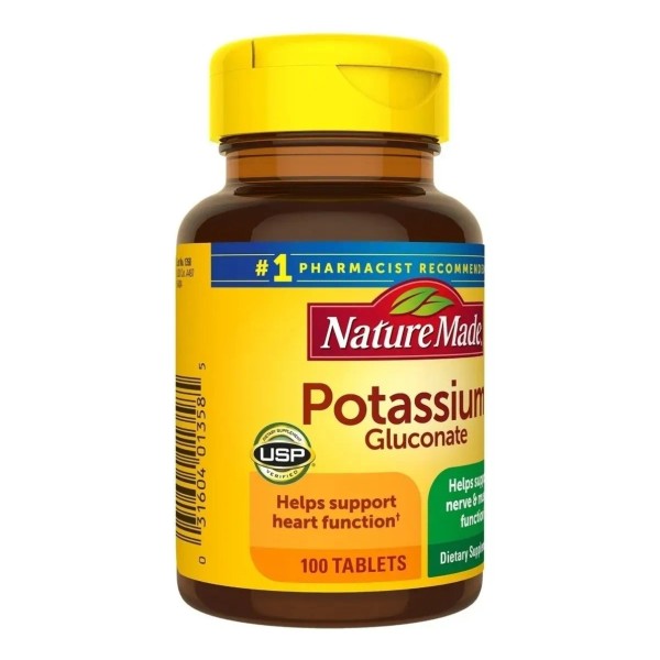 ​Nature Made Gluconato de Potasio 550 mg – Apoyo a