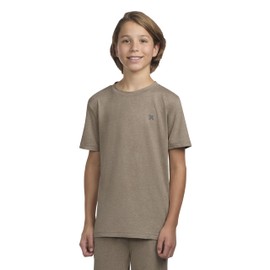 Hurley Boys' Soft Basic T-Shirt, Rattan Heather