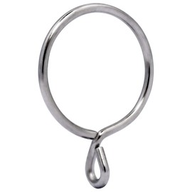 Anillos de cortina con ojal, anillo de metal de 2.3 pulgadas para pasadores de gancho de cortina, juego de 14 unidades, níquel satinado