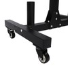 Dumbbell Rack Tree, Heavy Duty Vertical Plate Rack with Wheels,