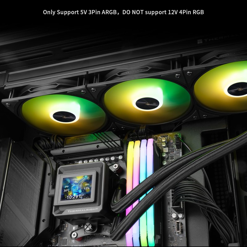 Thermalright FW360 SE ARGB Black CPU AIO,PC 360 Specification Water