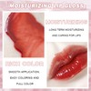 Brillos De Labios Hidratante 4PCS Nude Lip Gloss Líquido Lápiz