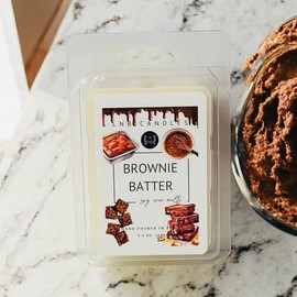 3 PACK Brownie Batter Scent Wax Melt Made In USA Fragrance Melts Tarts Luxury Premium Soy 3 2.4 ox Clean Ingredients Essential Oils Hand Poured Cubes Long Lasting Strong