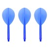 Condor Darts Flight Plain Clear Blue Teardrop L