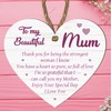 Pixie's Gift Mum's Heartfelt Keepsake: Handcrafted Wooden or Acrylic Heart