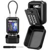 WACCET Key Safe with Number Code, Weatherproof Key Safe Outdoor